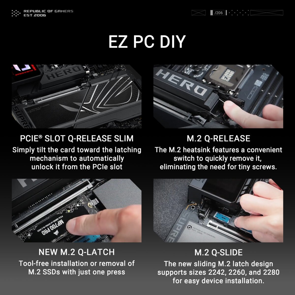 Motherboard ROG MAXIMUS Z890 HERO LGA 1851 DDR5 - Image 2