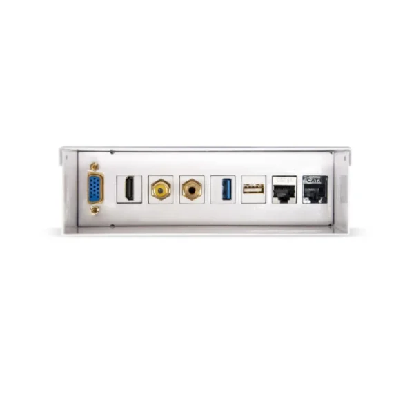 Caixa de Parede para Conexões Multimédia Tooq VGA/HDMI/Jack3.5/RCA/USB/RJ-45