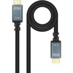Cabo HDMI V2.1 8K Nanocable IRIS A M/M 5 M Preto