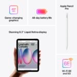 Apple iPad Mini (2024) A17 Pro 8.3" WiFi + Cellular 128GB Cinzento Sideral - Image 4
