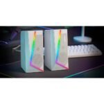 Colunas Mars Gaming MS7 Gaming Stereo 2.0 RGB 20W Peak Brancas - Image 2