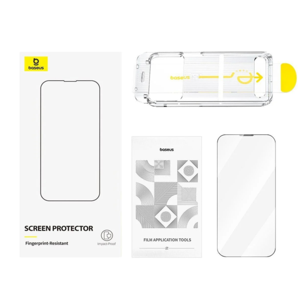 Kit Baseus Iphone 16 PRO Capa + Pelicula + Carregador 45W