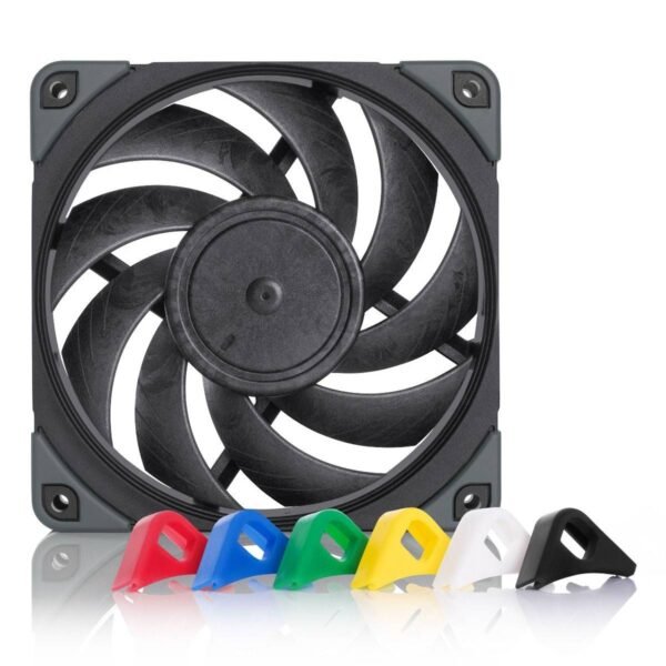 Ventoinha 120mm Noctua NF-A12 Chromax Black Swap 2000RPM 4 Pinos PWM