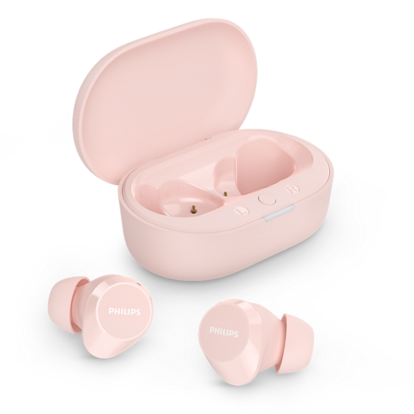 Auriculares Philips True Wireless Stereo (TWS) Intra auditivo Chamadas/Música Bluetooth Rosa