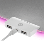 Tapete de Rato (Mousepad) Mars Gaming RGB MMPRGB2 XXL Silver - Image 3