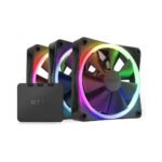 Ventoinha NZXT F120 RGB Triple Pack Preto