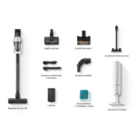 Aspirador de pó sem fio Samsung BESPOKE Jet + All in One Clean Station Branco 210W VS20B95823W/WA - Image 4