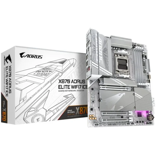 Motherboard GIGABYTE X870 AORUS ELITE WIFI7 ICE AMD X870 AM5 ATX