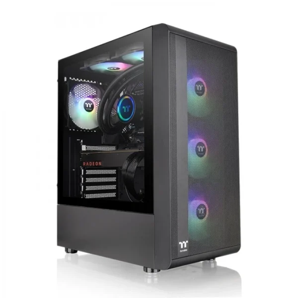 Caixa ATX Thermaltake S200 TG ARGB Vidro Temperado USB 3.0