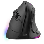 Rato Gaming Sem Fios Ergonómico Vertical Mars Gaming  RGB Chroma Tri-Mode Preto