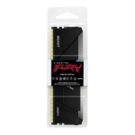 Memória Ram 8GB DDR4 Kingston CL16 2666Mhz 1Rx8 Fury Beast RGB Preta - Image 2