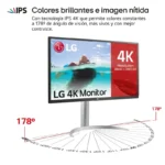 Monitor LG 27UP550P-W 27" LED IPS UltraHD 4K FreeSync 5ms 60Hz USB-C - Image 6