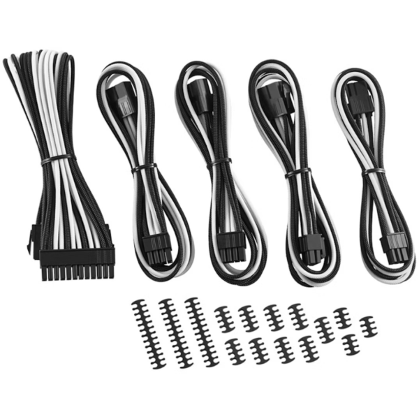 Kit de Expansão CableMod Classic ModMesh - 8+6 Series - Preto / Branco