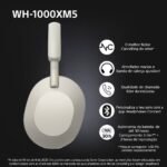 Headphones Sony WH-1000XM5 Bluetooth ANC NFC Prateados - Image 8