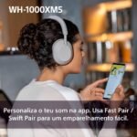 Headphones Sony WH-1000XM5 Bluetooth ANC NFC Prateados - Image 6