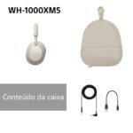 Headphones Sony WH-1000XM5 Bluetooth ANC NFC Prateados - Image 5