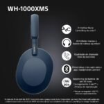 Headphones Sony WH-1000XM5 Bluetooth ANC NFC Azuis - Image 8