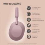 Headphones Sony WH-1000XM5 Bluetooth ANC NFC Rosa Fumé - Image 9