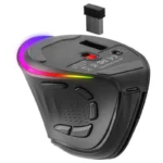Rato Gaming Sem Fios Ergonómico Vertical Mars Gaming  RGB Chroma Tri-Mode Preto - Image 2
