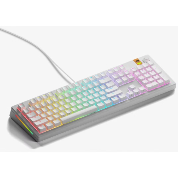 Teclado Mecânico Glorious GMMK 3 HE 100% Branco - Fox HE Switch (US)