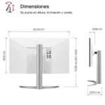 Monitor LG 27UP550P-W 27" LED IPS UltraHD 4K FreeSync 5ms 60Hz USB-C - Image 4