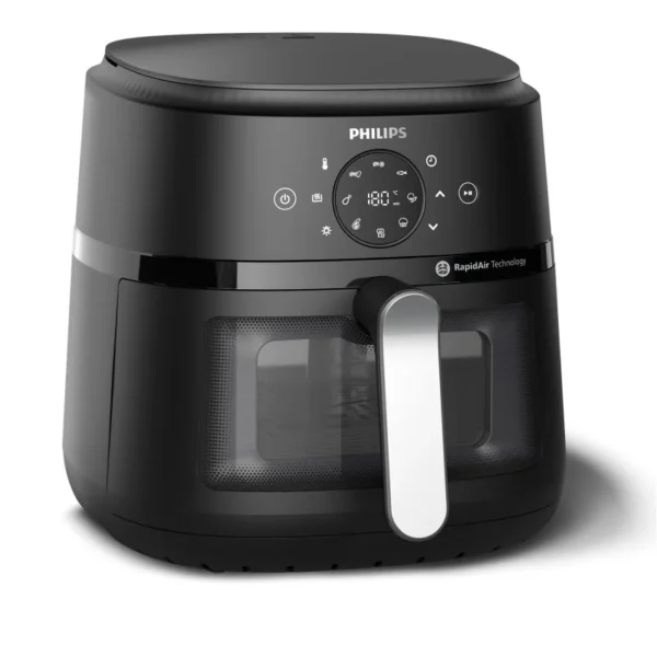 Airfryer Philips Serie 2000 NA231/00 13 em 1 com Janela 6.2L 1700W Preta