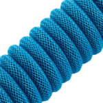 Cabo Coiled CableMod Classic para Teclado USB A - USB Type C, 150cm - Spectrum Blue - Image 4