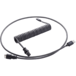 Cabo Coiled CableMod Pro para Teclado USB A - USB Type C, 150cm - Carbon Grey