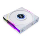 Ventoinha Lian Li UNI FAN TL120 LCD RGB Reverse PWM Branco 120mm (Pack 3) - Image 2
