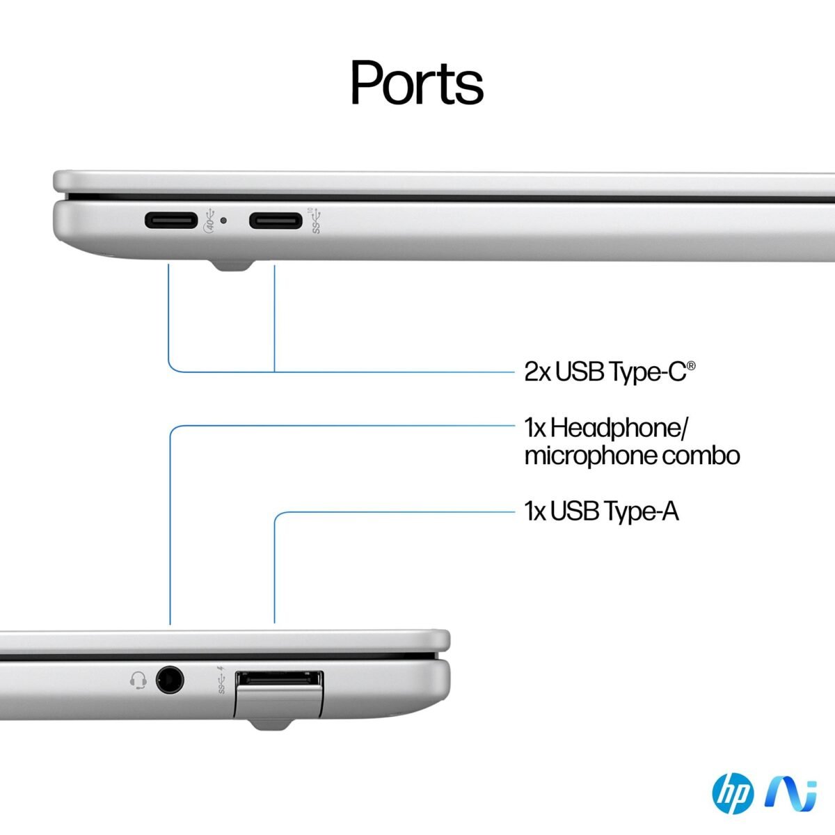 Portátil HP OmniBook X 14-fe1000np Copilot AI Snapdragon X Plus 14" Touch 2.2K+ 16GB 1TB W11H - Image 16