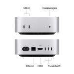 Apple Mac Mini M4 Pro CPU 12‑core, GPU 16‑core 24GB 512GB Prateado - Image 2