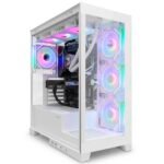 Caixa ATX Zolyd Vexora Tempered Glass ARGB Branca - Image 3