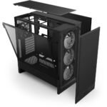 Caixa ATX NZXT H5 Flow RGB (2024) Vidro Temperado Preta - Image 3