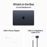 Portátil Apple MacBook Air 13.6" M3 CPU 8-core GPU 8-core 16GB 256GB Meia-Noite + Adaptador USB-C 35W - Image 7