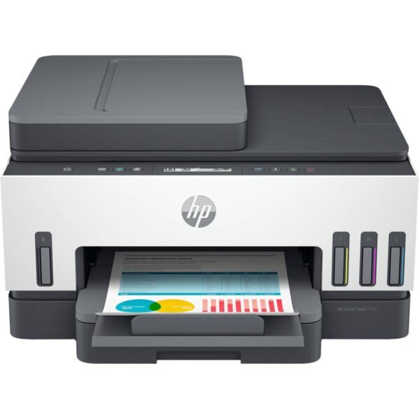 Impressora Jato de Tinta HP Smart Tank 7305 Multifunções (Impressão, Cópia, Digitalização, ADF), Duplex Auto, Wireless