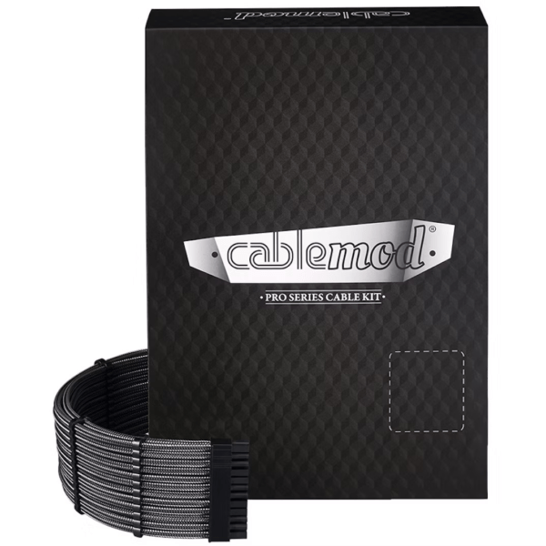 Kit de Cabos Duplo CableMod RT-Series Pro ModMesh 12VHPWR para ASUS/Seasonic Carbono