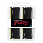 Memória Ram DDR4 Pack 2x 32GB (64GB) Kingston CL18 3600Mhz 2Rx8 Fury Beast RGB Preta - Image 2