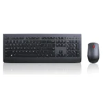 Combo Teclado + Rato Sem Fios Lenovo Profesional 1600DPI Preto