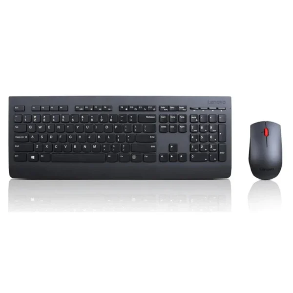 Combo Teclado + Rato Sem Fios Lenovo Profesional 1600DPI Preto