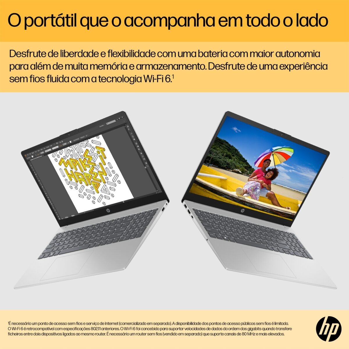 Portátil HP 15-fc0008np 15.6" FHD R7 7730U 16GB 512GB S/so - Image 6