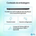 Portátil 2 em 1 HP Omnibook Ultra Flip 14-fh0005np 14" 2.8K Touch Ultra 7 256V 16GB 1TB W11H - Image 11