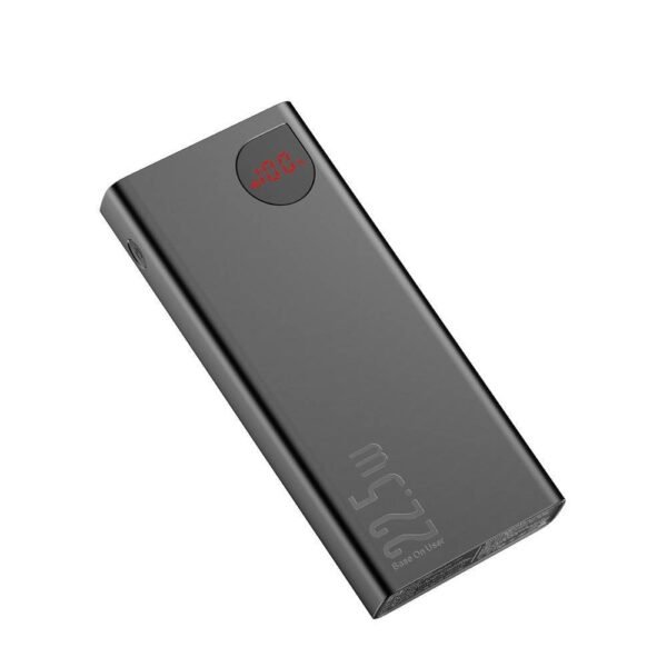 Powerbank Baseus Adaman Metal 22.5W 20000mAh Preta