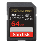 Cartão de Memória Secure Digital Sandisk Extreme Pro UHS-II 64GB Class10 (U3) 6K V60 100/280MB/s