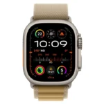 Apple Watch Ultra 2 GPS + Cellular 49mm Titânio Natural com Bracelete Loop Alpine L Bronze - Image 7