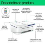 Impressora Jato de Tinta HP DeskJet 4230e Multifunções (Impressão, Cópia, Digitalização), Duplex Manual, Wireless - Instant Ink - Image 2