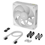 Ventoinha Suplementar Corsair iCUE LINK RX120 MAX RGB Thick 120mm Branca - Image 4