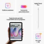 Apple iPad mini 2024 256GB WiFi + Cellular Roxo - Image 6