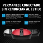 Rato Sem Fios HP 240 Empire Red 1600DPI Vermelho - Image 2