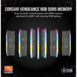 Memória Ram DDR5 32GB Corsair CL40 EXPO 5200Mhz Vengeance RGB Preta - Image 4