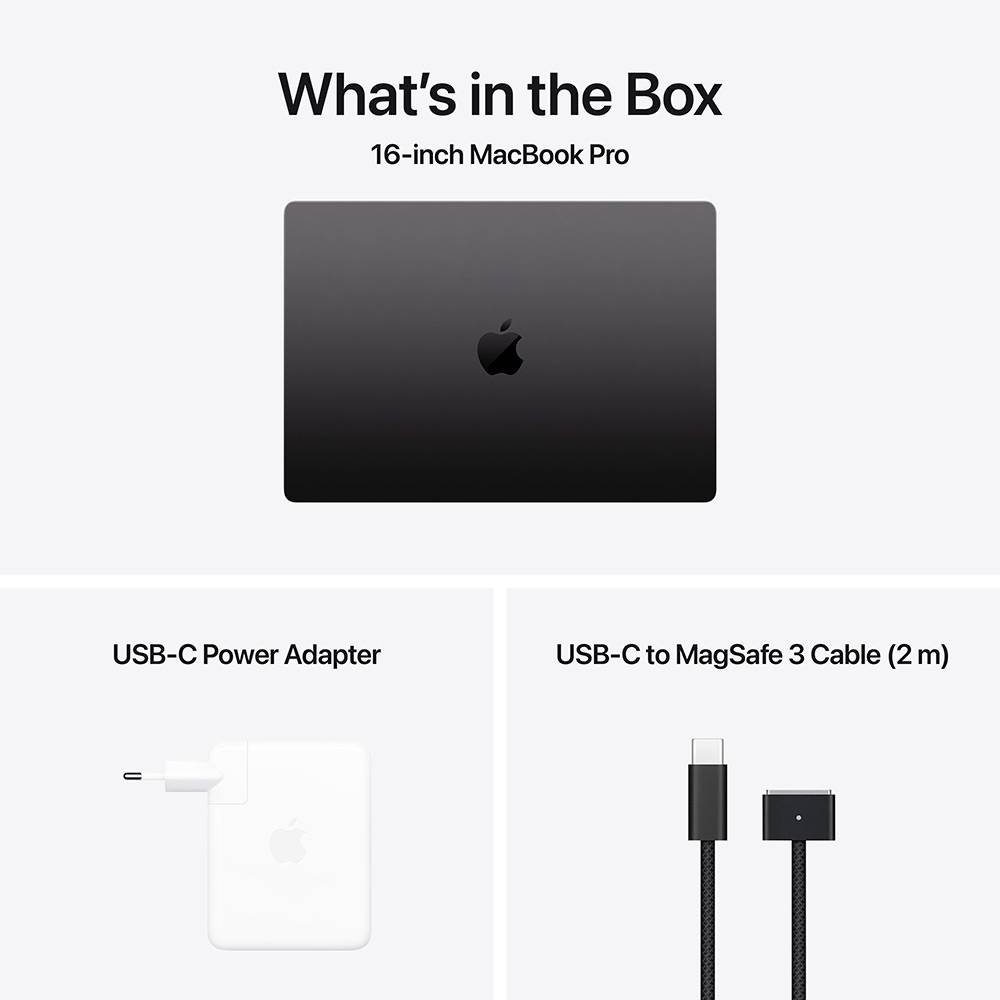 Apple MacBook Pro Max 16.2" M4 Max CPU 14‑core GPU 32‑core 36GB 1TB Preto Sideral - Image 2